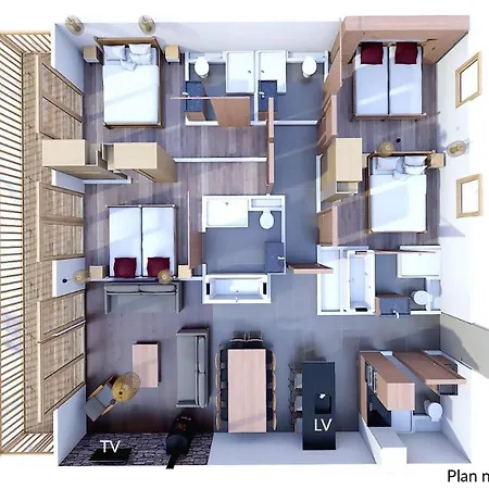 דירה Les Balcons Platinium Val Cenis *
