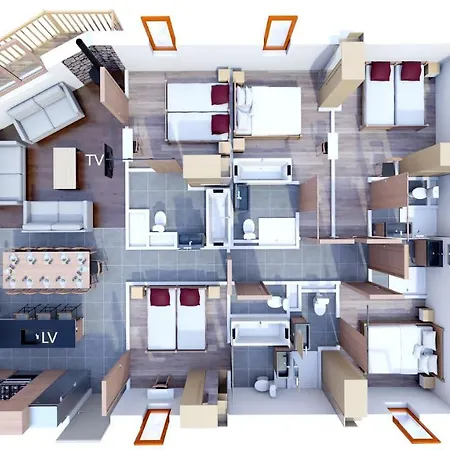 Les Balcons Platinium Val Cenis Apartment *